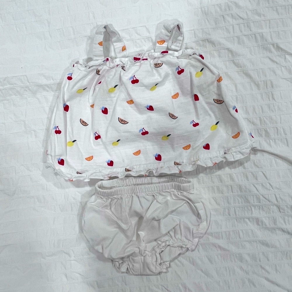 Janie and Jack Baby Fruit Matching Set